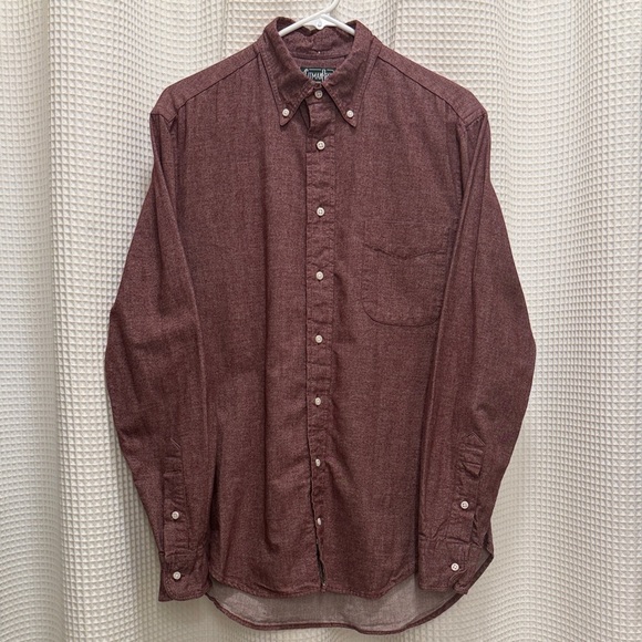 Gitman Brothers Other - Gitman Bros Men's Button-Down Shirt - Burgundy Heather